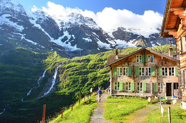 دره لاتربرونن سوئیس | زیباترین دره ی اروپا